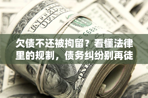 武汉欠债不还被拘留？看懂法律里的规制，债务纠纷别再徒劳奔波