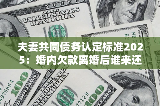 武汉夫妻共同债务认定标准2025:婚内欠款离婚后谁来还? 武汉夫妻共同债务认定标准2025:婚内欠款离婚后谁来还?