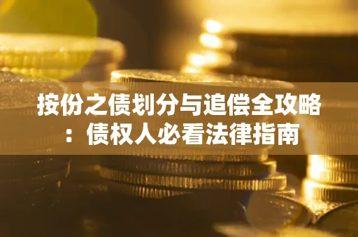 武汉按份之债划分与追偿全攻略：债权人必看法律指南