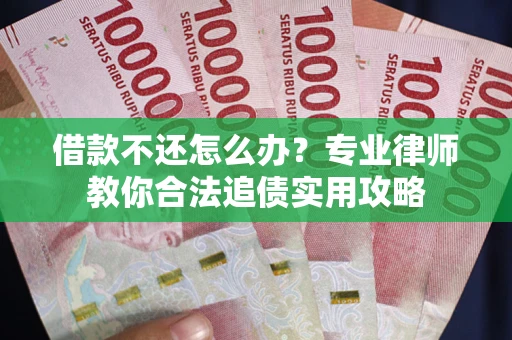 武汉借款不还怎么办？专业律师教你合法追债实用攻略