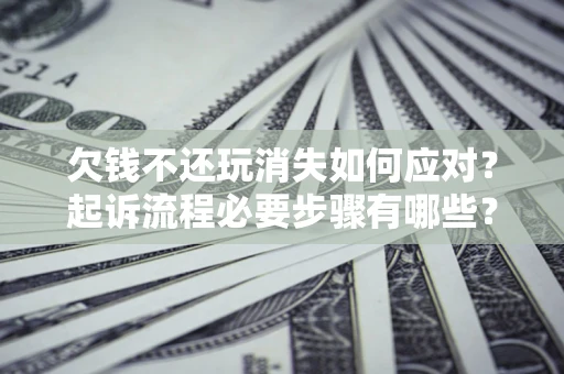 武汉欠钱不还玩消失如何应对？起诉流程必要步骤有哪些？